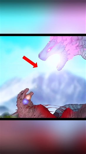 Shimo when Godzilla's heart was taken out 😢