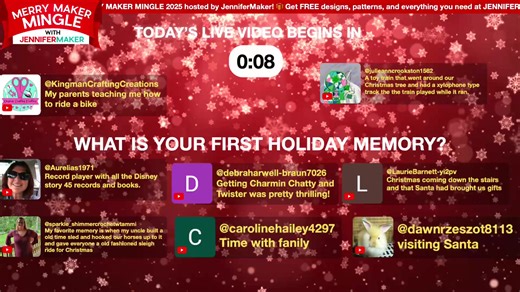 Join me LIVE for Day 7 of Merry Maker Mingle 2025 and our "Scrap Busting, Door Busting" episode! Today I’m revealing our Day 7 project: Junk Journals, which is a really fun way to use scraps (i.e., a "scrap buster"), make something beautiful, and relax while doing it. These are SO fun and rewarding! After we look at the supplies and tools needed for today's project, we'll talk about my favorite craft room tools and organizers (the "door busters") because I'm showing the ones that are also on sal