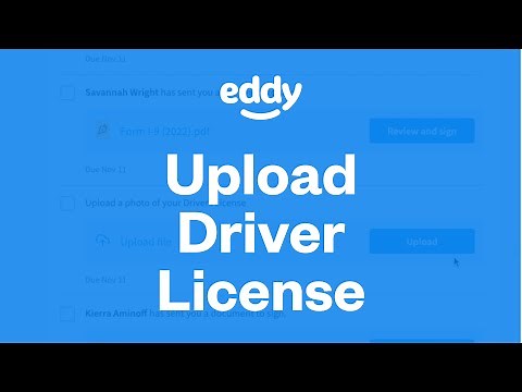 How to Upload a Driver License | Eddy
