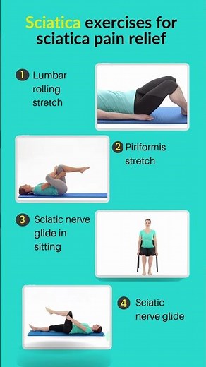4 Stretches For Sciatic Nerve Pain Relief! [Stop Sciatica Fast!]