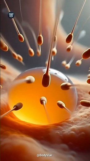 How Human Fertilization Happens | 3D Sperm Meets Egg in 3D Animation #humanbody #pregnancy
