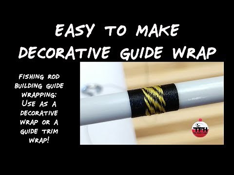 Fishing Rod Building Guide Wrapping - Easy To Make Decorative Guide Wrap