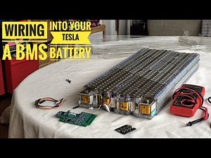 5. How to wire in a BMS to your lithium ion (Tesla) battery to balance / equalise the voltages