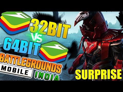 Bluestacks 5 32Bit Vs Bluestacks 5 64Bit - BGMI Testing Mode and Direct Play Store Installation