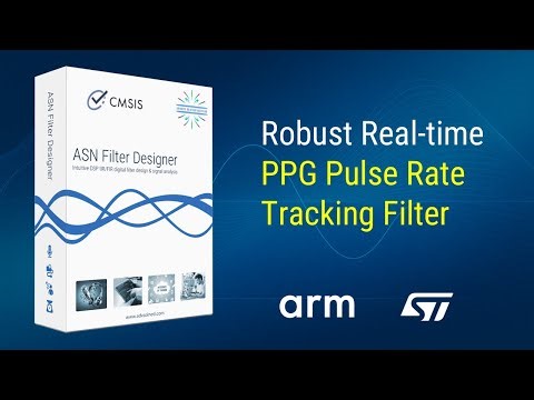 Robust Real-Time PPG Pulse Rate Tracking Filter | ASN Filter Designer