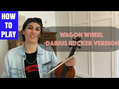 How to Play: Wagon Wheel -EZ Violin Tutorial- Darius Rucker version
