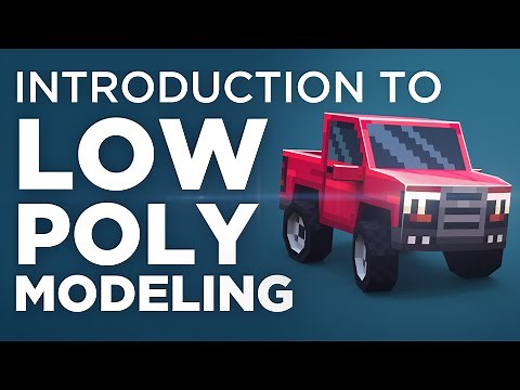 How to create a Low Poly 3D MODEL | Tutorial