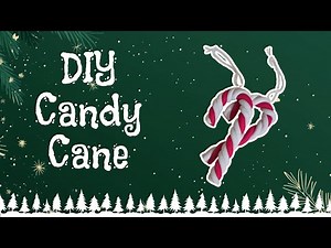 5-Minute DIY Candy Cane Christmas Decor Challenge