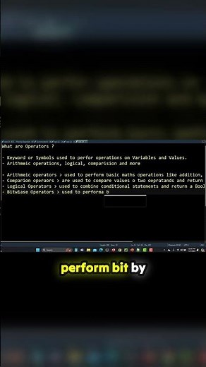 🔹 Python Bitwise Operators Explained in 60 Seconds ⚡ | Python for Testers Shorts