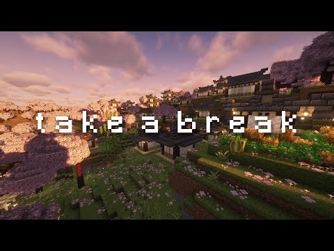 Long Day? Come Rest in a Cherry Grove | Peaceful Minecraft + Nostalgic C418 (1H)