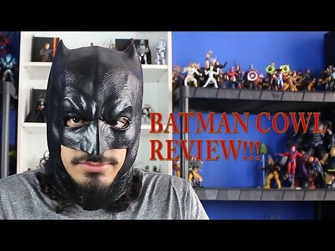 Rubie's Dawn Of Justice Adult Batman Cowl Review (DOJ Batman Cosplay Part 1)