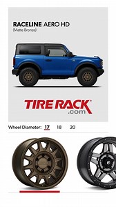 Looking for a new set of wheels? Our Wheel Visualizer lets you test out different options on your ride before you buy. 🛞🔄 Try out our Wheel Visualizer now: https://bit.ly/3EEuzIv #fordbronco #automotive #newwheels | Tire Rack