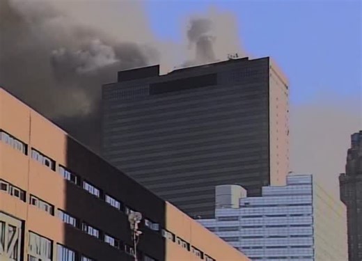 wtc on Instagram: "The sudden collapse of WTC 7, from West Street on September 11, 2001. World Trade Center Building 7 collapsed on September 11, 2001, due to uncontrolled fires that burned for almost seven hours. Heat from the fires caused steel floor beams and girders to expand, initiating a chain reaction of structural failures that led to the building's total collapse. #neverforget"