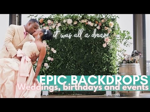 22 EPIC DIY BACKDROP IDEAS FOR WEDDINGS AND EVENTS: A RESOURCE GUIDE FOR EVENT PLANNERS+ DESIGNERS