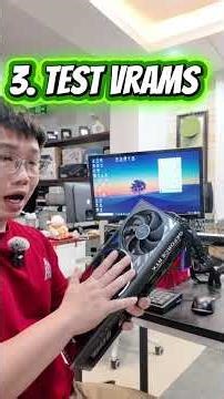2nd VGA test guide - used by Nguyen Anh PC #nguyenanhpc #testvga #testgpu #pcgaming