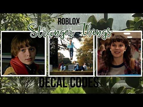 ROBLOX | Stranger Things Decal Codes