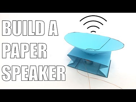 How to Build a Paper Speaker | Science Project