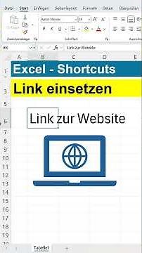 Excel Link einsetzen - Hyperlink in Excel einfügen zur Website verlinken per Shortcut