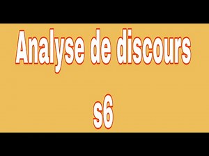 Analyse de discours/approche de Jackobson.