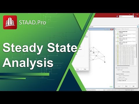 Steady State Analysis in STAAD.Pro