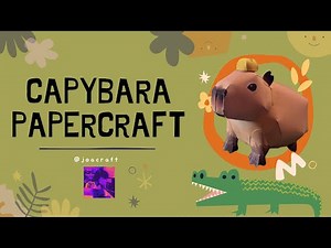 Capybara Papercraft