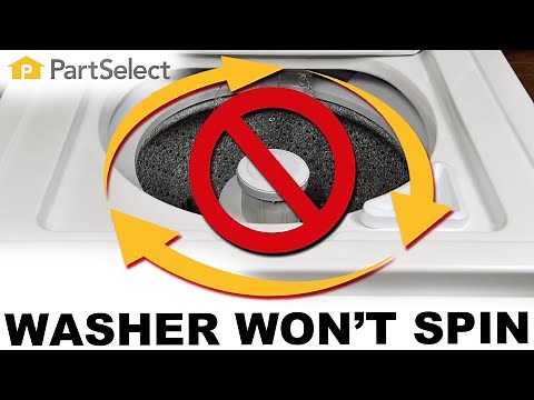 Washer Troubleshooting: Washer Won't Spin - How to Fix Your Washer | PartSelect.com