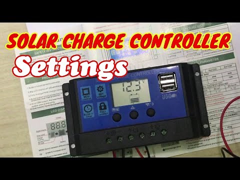 PWM SOLAR CHARGE CONTROLLER SETTING