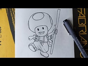 How To Draw Toad | The Super Mario Bros Movie