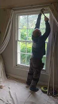 How to remove a sash window part one