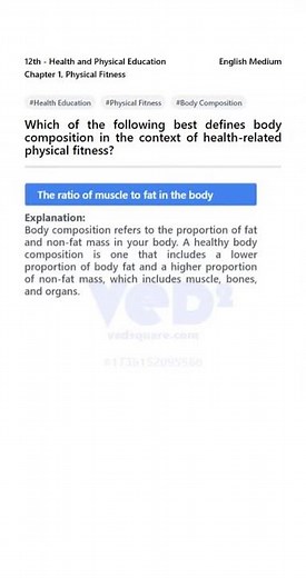 12th Health & PE: Body Composition Explained