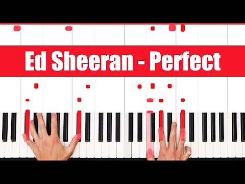 Perfect Piano - How to Play Ed Sheeran Perfect Piano Tutorial!