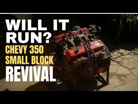 rusty old chevy 350 will it run