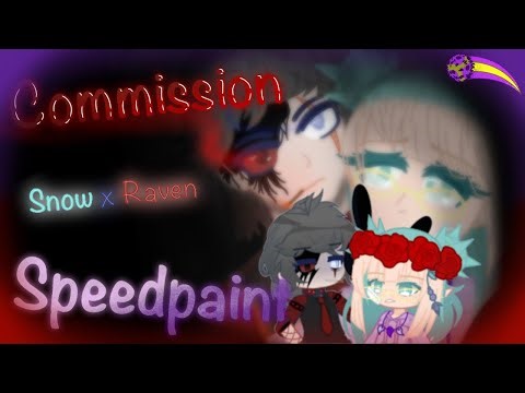 Commission Speedpaint | Raven x Snow