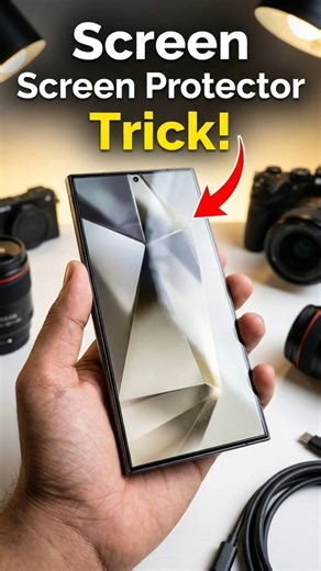 Samsung S24 Ultra best screen protector how to apply #shorts #samsung #shortvideo #viralshorts