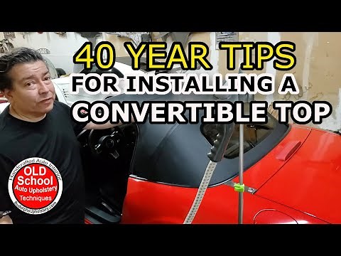 DIY Now! Learn how to install tips for ANY convertible soft top