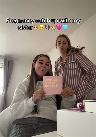 Labor Reaction Ideas with My Sister for Baby's Arrival