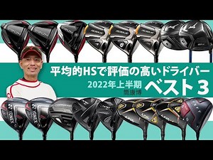 2022年上半期ドライバー最高評価は！？ ご意見番フィッターのベスト3【筒康博】