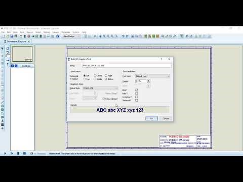 3. Proteus Course: Edit the Tittle Block