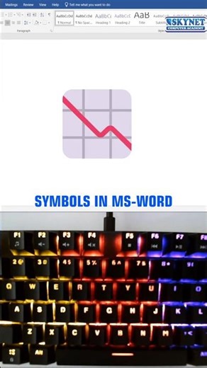 Downward Chart Symbols Shortcut Keys | Insert Symbols Quickly | Computer Tips & Tricks #shortcutkeys