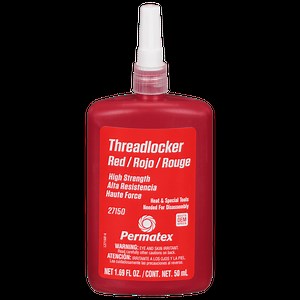 Permatex® High Strength Threadlocker Red, 50 ML - Permatex®