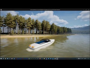 Unreal 5 Boat physics | Water Physics plugin | UE4 UE5