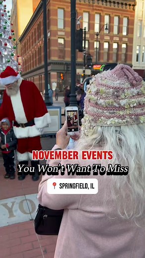 81K views · 405 reactions | November is here and with it comes the start of all things holiday magic in Springfield! ✨ Check out our Upcoming Events page for more info on all the festive fun ➡️ https://www.visitspringfieldillinois.com/Events?id=Upcoming #VisitSpringfield #SpringfieldIL #NovemberEvents #HolidayFun #MiddleOfEverything #AlwaysLegendary | Visit Springfield | Facebook