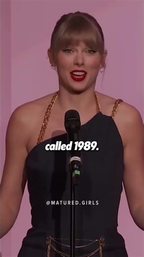 Taylor Swift’s Powerful Award Speech — Every Girl Can Relate in 2026 | Matured Girls #motivation
