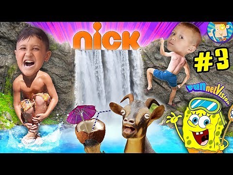 JUMPING IN A BLUE HOLE + WATERFALL SAFARI Nickelodeon Hotel Punta Cana Part 3 (Funnel Fam Vlog)