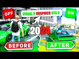 🔥How To Install Visual V Graphics Mod In GTA 5 2024!