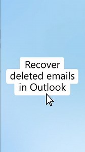 How to recover deleted emails in Outlook (30 second tutorial!)