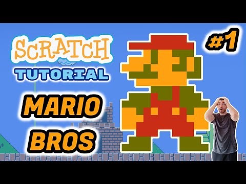 How to Make a SUPER MARIO BROS (SCROLLING PLATFORMER) GAME in Scratch 3.0 - Tutorial #1