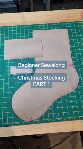 Beginner Sewing Christmas Stocking Sewalong - Part 1
