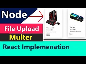 Image / File Upload On Node Sequelize Rest API and React implementation Complete Guide 🔥🔥