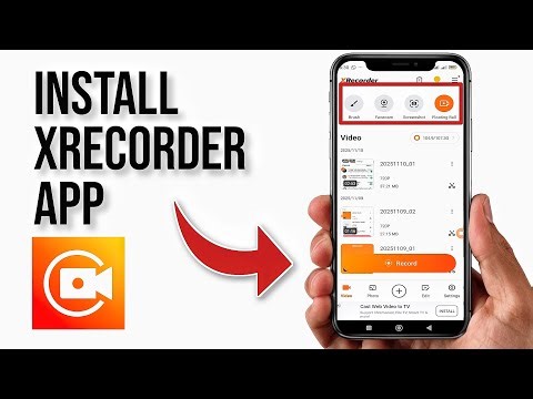 How to Install a Screen Recorder on Android || Xrecorder app